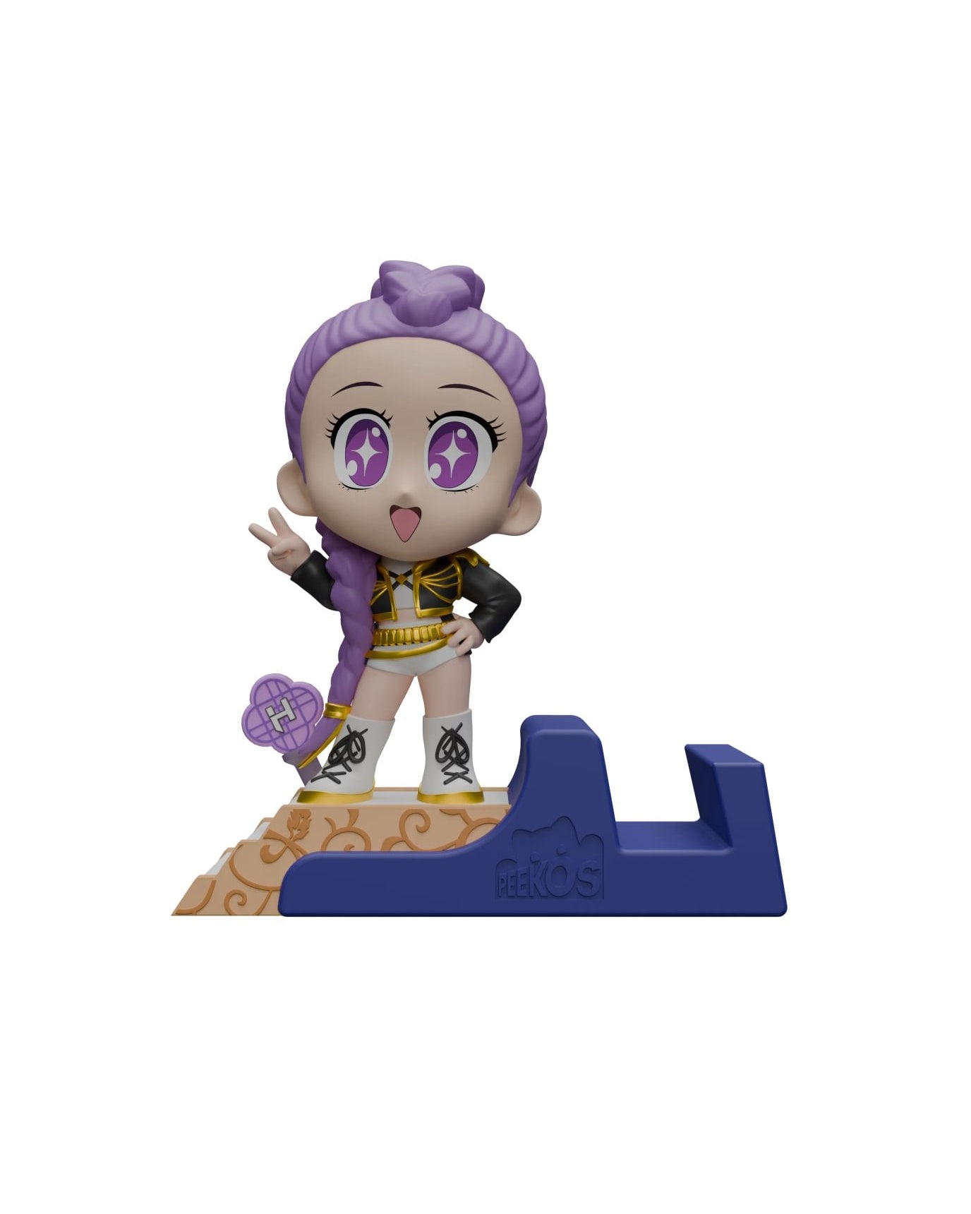 Golden Rumi Phone Stand Collectable – K-Pop Demon Hunters, Peekos