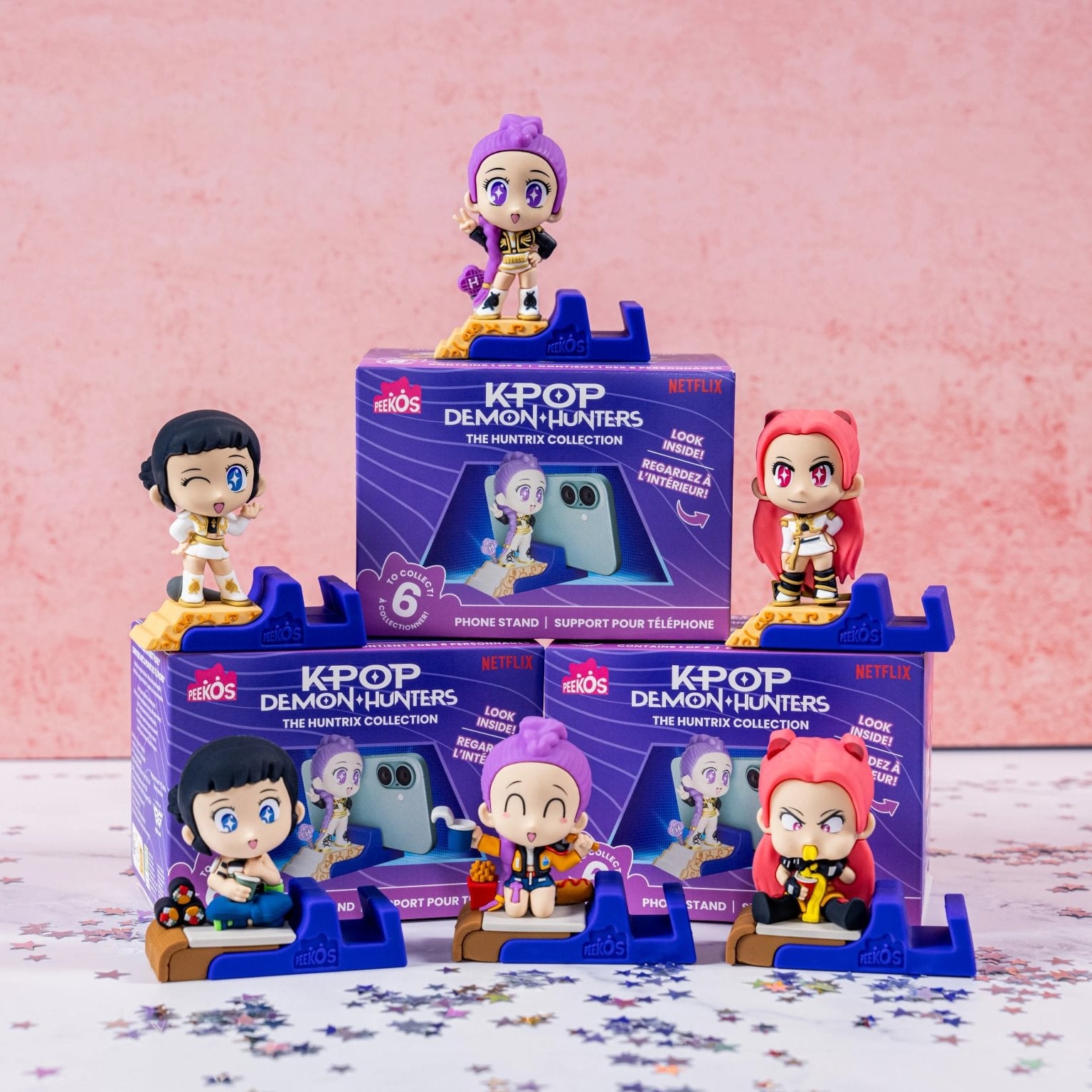 K-Pop Demon Hunters Peeko Phone Stand Collectables - K-Pop Demon Hunters, Peekos