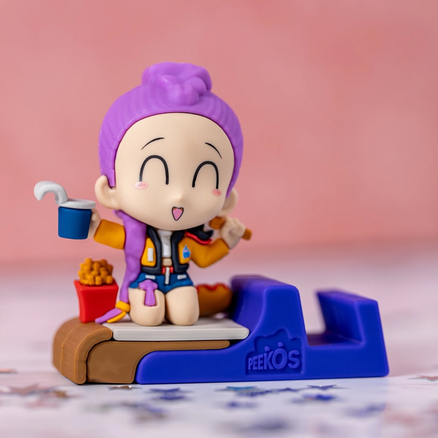 K-Pop Demon Hunters Peeko Phone Stand Collectables - K-Pop Demon Hunters, Peekos