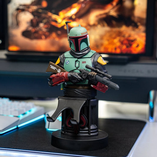Boba Fett Controller Holder & Phone Stand – The Mandalorian, Cable Guys - EXG Pro