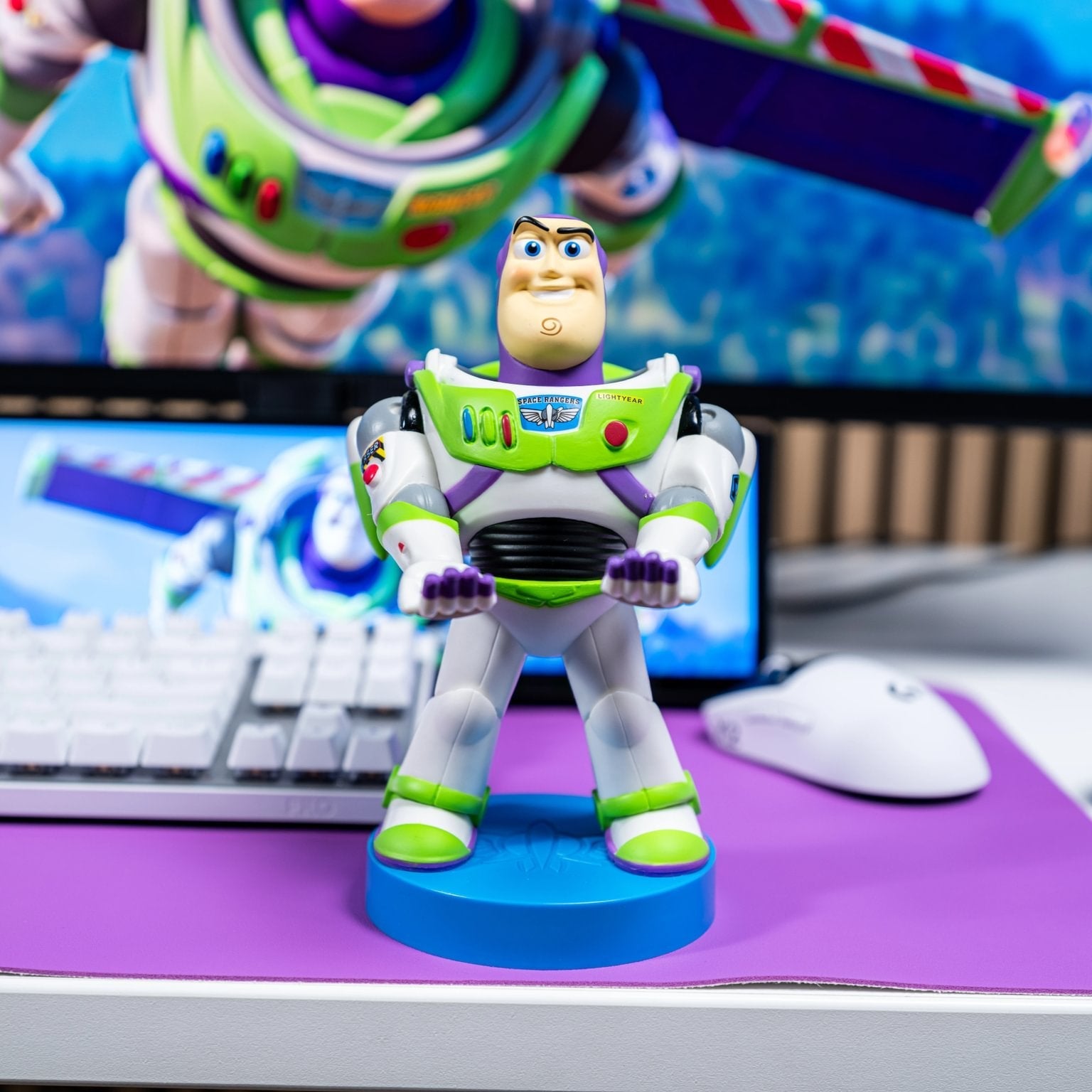 Buzz Lightyear Controller Holder & Phone Stand – Toy Story, Cable Guys - EXG Pro