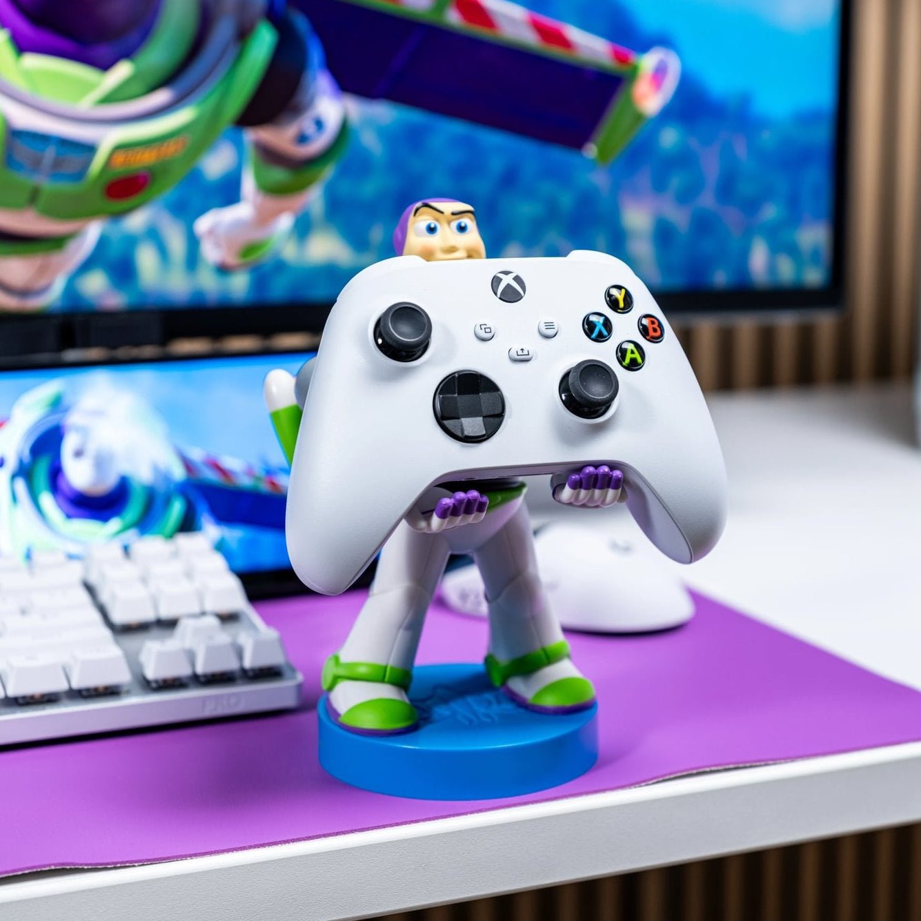 Buzz Lightyear Controller Holder & Phone Stand – Toy Story, Cable Guys - EXG Pro