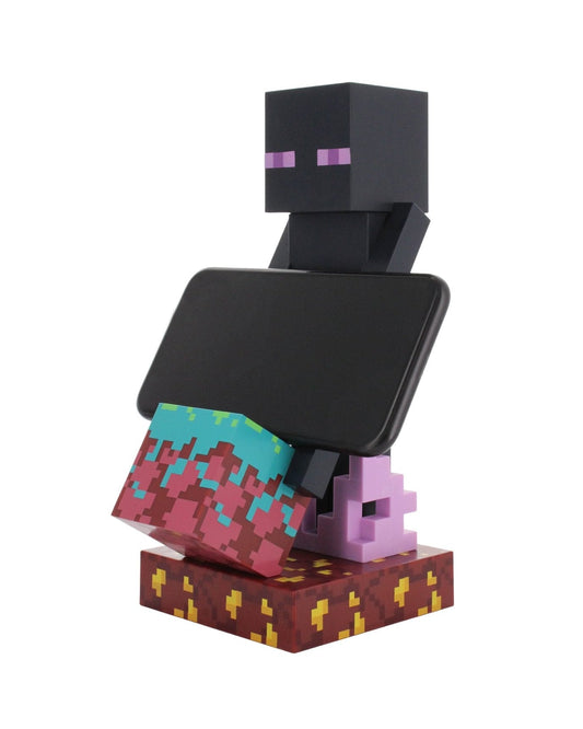 Enderman Nether Edition Controller Holder & Phone Stand – Minecraft, Cable Guys - EXG Pro