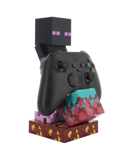Enderman Nether Edition Controller Holder & Phone Stand – Minecraft, Cable Guys - EXG Pro
