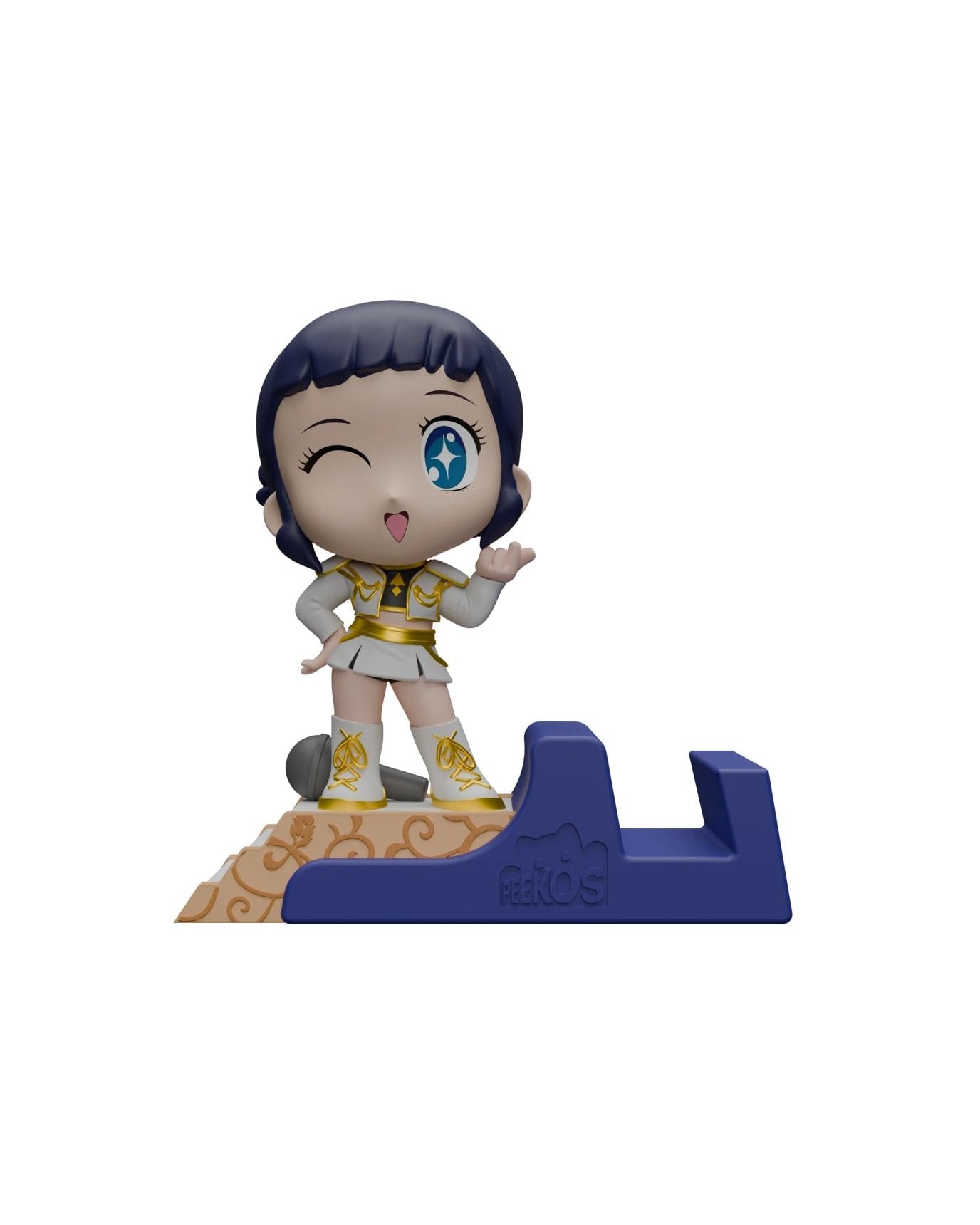 Golden Zoey Phone Stand Collectible – K-Pop Demon Hunters, Peekos - EXG Pro