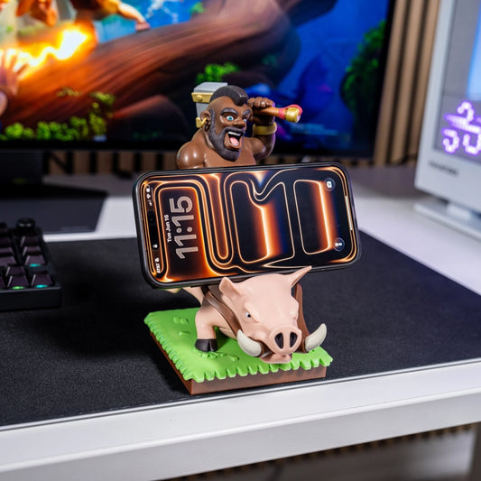 Hog Rider Controller Holder & Phone Stand - Clash of Clans, Cable Guys - EXG Pro