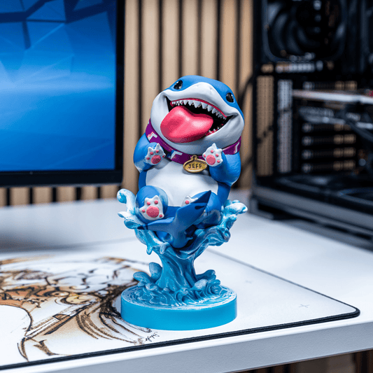 Jeff the Land Shark Cable Guys Controller Holder & Phone Stand - Marvel, Cable Guys - EXG Pro